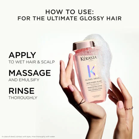 Gloss Absolu Bain Hydra-Glaze Anti-Frizz Shampoo
