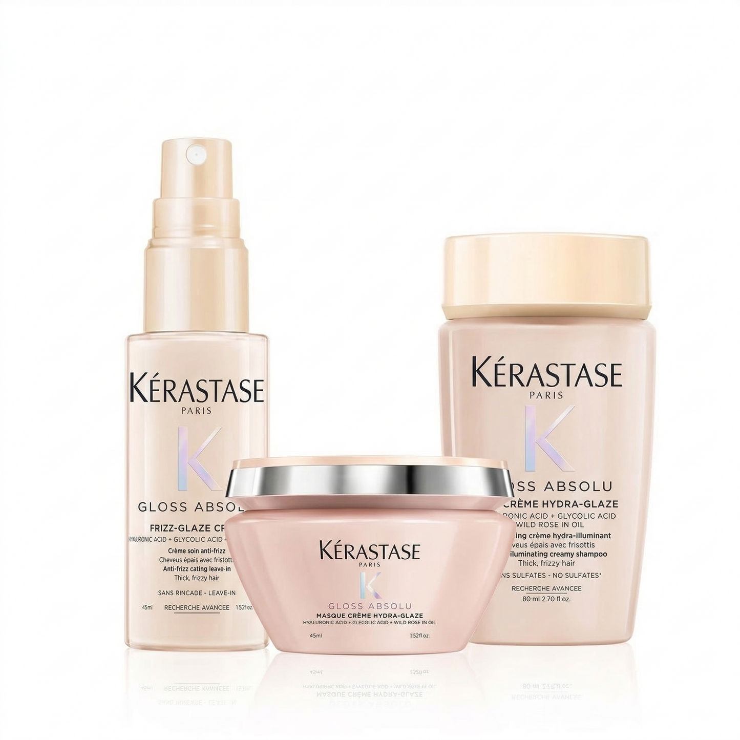 Gloss Absolu Bain Crème Hydra-Glaze Anti-Frizz bundle